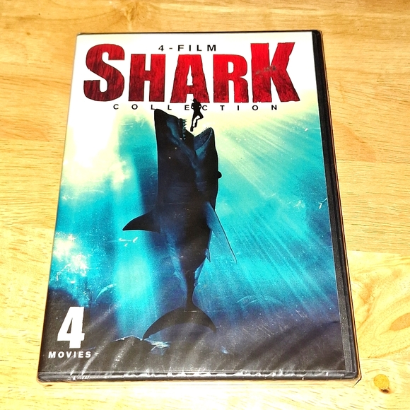 4 Shark Movie Collection DVD 2021 (new in package) - Picture 1 of 6